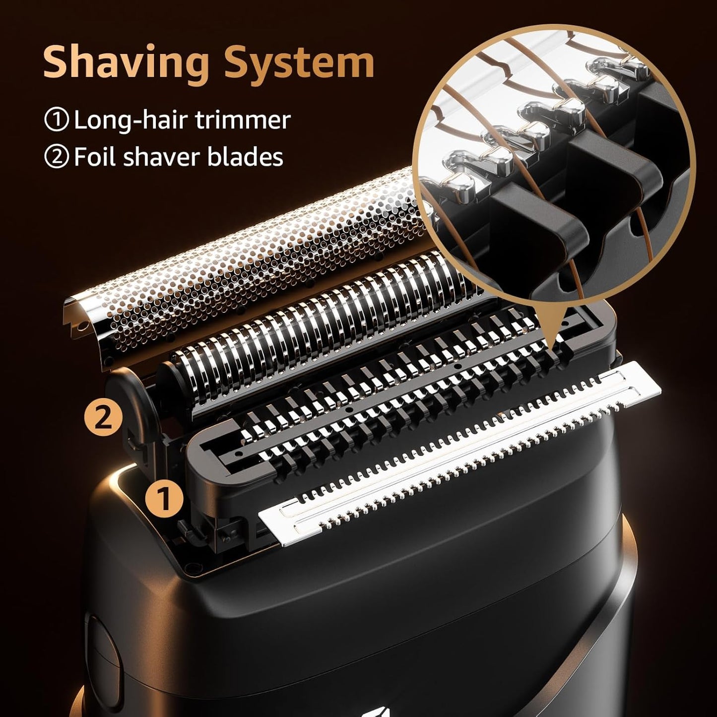 CINMOORE Electric Foil Shaver